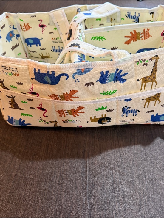 Billion Boxes Other - Billion Boxes Brand Animal Themed Canvas Diaper Caddy